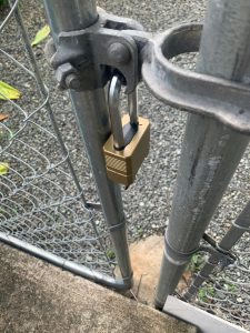 locked gate