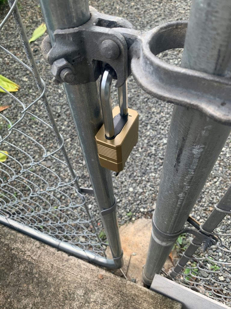locked gate