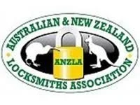 australian and new zealand locksmith association logo